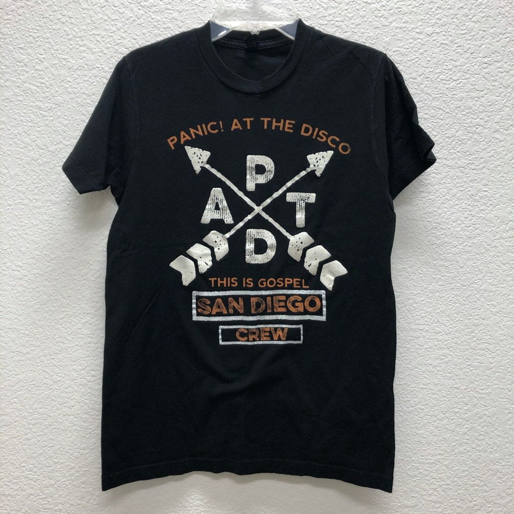 Panic! At The Disco San Diego Crew Black Tee
